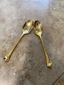 International Edelstahl GP GOLDEN SERENITY Korea Besteck Servieren 2 Löffel - Bild 1 von 2