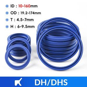 DHS Hydraulic ram seal Oil seal rod & piston working Cylinder 10mm-160mm rod od - Picture 1 of 6
