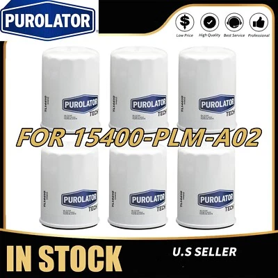 6 ШТ. для масляного фильтра двигателя HONDA ACURA CIVIC ODYSSEY CRV 15400-PLM-A02 - Изображение 1 из 4