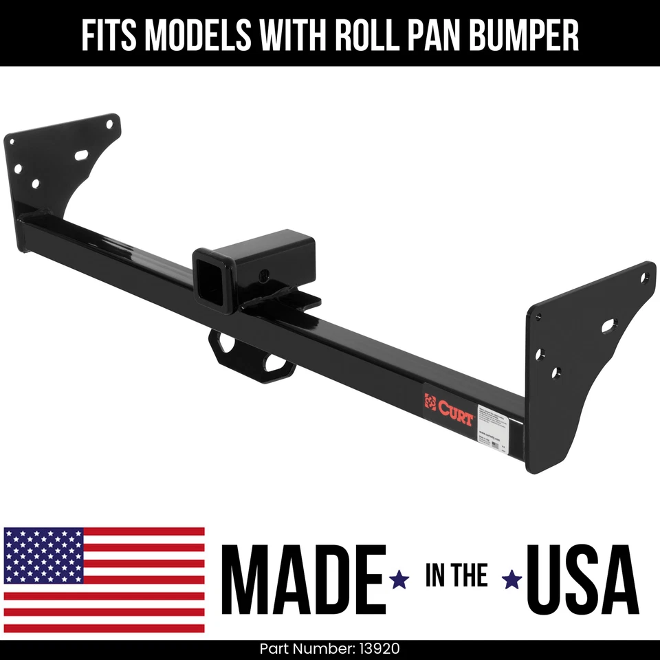 Engate de reboque para 98-04 GMC Sonoma se encaixa em modelos com roll pan para-choque curt 3.5K 2" - Imagem 1 de 1