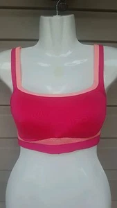 JOSIE AMP'D SPORTS CAMI HIGH IMPACT BRA #839170 PINK ORANGE SIZE 32 B/C NEW $50 - Picture 1 of 2