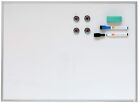 Small Magnetic Whiteboard Aluminium Trim Dry Wipe Wall Mountable 585 X 430 mm