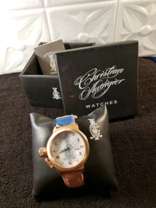 Christian Audigier Womens Quantum Pink Watch INT-315 NEW BATTERY - Picture 1 of 14