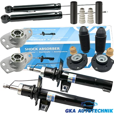 4x Stoßdämpfer + Domlager + Protection-kit Vorne Hinten FÜR VW GOLF 5 6 SEAT VW - Bild 1 von 4
