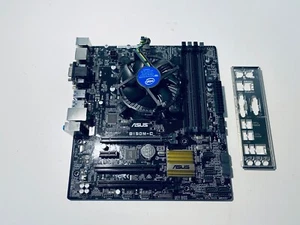 Asus B150M-C Mainboard Sockel 1151 + i3 6100 + Kühler - Bild 1 von 4