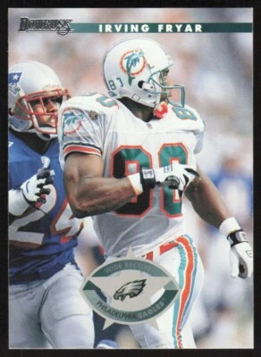 1996 Donruss Football Irving Fryar #89 Philadelphia Eagles - Image 1 of 2