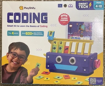 Kit de codificación PlayShifu Plugo para niños de 4 a 10 años juguete STEM inteligente - NUEVO EN CAJA - B1 Foto 1 de 2