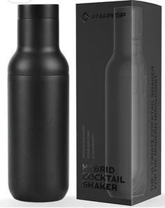 AMARI SIP Hybrid Cocktail Shaker Vacuum Insulated Stainless Steel Large 31oz New - Picture 1 of 7