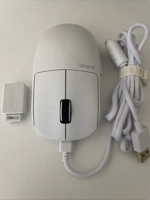 Mouse para juegos simétrico Pulsar X2H | Tamaño 2 mediano | PX2A21 | Blanco - Sin dongle Foto 1 de 4