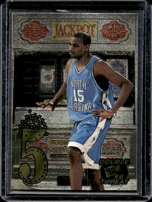 Press Pass 1998 Double Threat Vince Carter Jackpot #J2B Tar Heels Foto 1 de 2