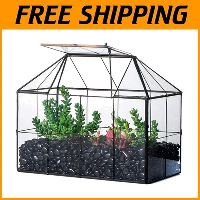 Invernadero de plantas de vidrio estilo vintage Foto 1 de 4