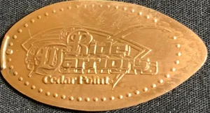 COPPER! RIDE WARRIORS - CEDAR POINT AMUSEMENT PARK OHIO PRESSED PENNY - Picture 1 of 2