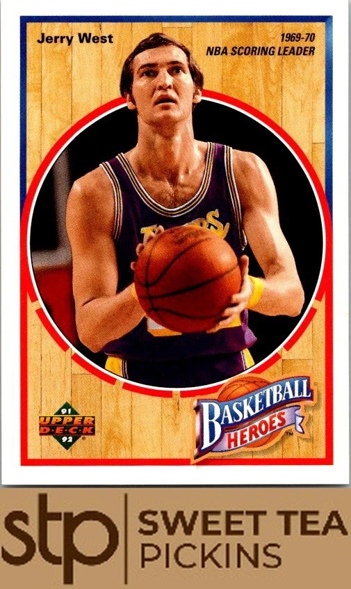 Upper Deck Jerry West Basketball Trading Cards & Accessories 1991
