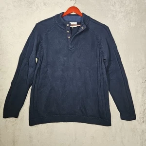 Flag & Anthem Herren 1/4 Druckknopf Premium angedeuteter Pullover marineblau schwer Gr. XXXL - Bild 1 von 14