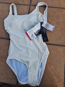 Vintage Roxanne Swimsuit Size 12 34 C Cup Off White - Picture 1 of 2