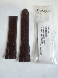 Cartier 21 X 18 mm. Santos Quick Change Brown Strap. - Picture 1 of 5