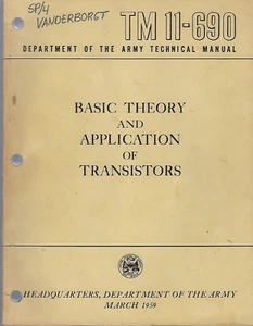 Historical book Basic Theory and Applicaion of Transistors, 1959 - Picture 1 of 1