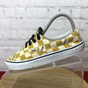Scarpe stringate a scacchiera gialle Vans Era taglia uomo 5,5 donna 7,0 - Foto 1 di 12