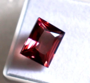 Piedras preciosas sueltas de granate hessonita natural corte princesa de 9 a 10 quilates mejor oferta - Imagen 1 de 6