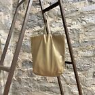 Celine 2010 Taupe Lambskin Vertical Cabas Tote