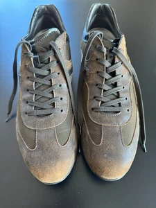 Scarpa uomo TOD'S marrone invecchiato in pelle e rete - Foto 1 di 5