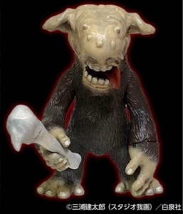 Berserk Troll Figure Red Shark Kimurato Soft Vinyl Kaiju Style - Picture 1 of 4