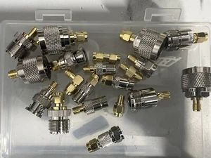 HF Adapter Kit BNC N Typ SMA UHF Stecker Buchse 20 Adapter  - Bild 1 von 4