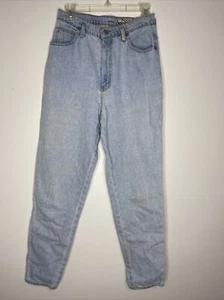 Vintage Sasson Jeans Womens Sz 11 12 Blue Denim Acid Wash High Waisted 80's 90's - Picture 1 of 13
