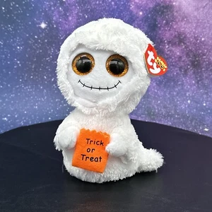 Ty Beanie Boos | Mist the Ghost | Plush 7" Halloween Great Condition - Picture 1 of 7