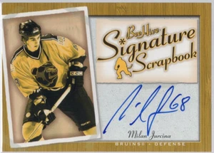 * 2005-06 UD Beehive - Signature Scrapbook #SS-MJ - MILAN JURCINA - Bild 1 von 2