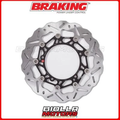 WK111R DISCO FRENO ANTERIORE DX BRAKING YAMAHA YZF R6 600 2010 - WAVE FLOTTANTE  Foto 1 de 4