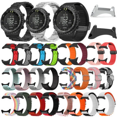 Silikon Nylon Edelstahl Armband Für Suunto Core Smartwatch Ersatz Band Strap Neu - Bild 1 von 4