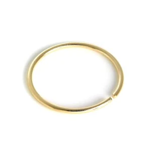 Nasenring 9 kt Gelbgold 8 mm 375 Piercing Körperschmuck - Bild 1 von 6