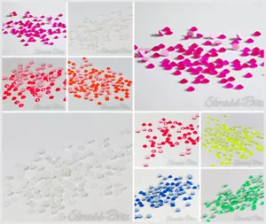 1000 Hotfix DMC NEON Strasssteine SS20 Farbe wählbar Glas Glitzer leuchten UV - Picture 1 of 1