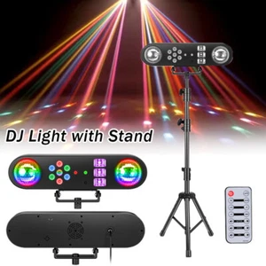 DJ Lights with Stand Telbum Party Bar Mobile Stage Light Set Sound Activated - Picture 1 of 14