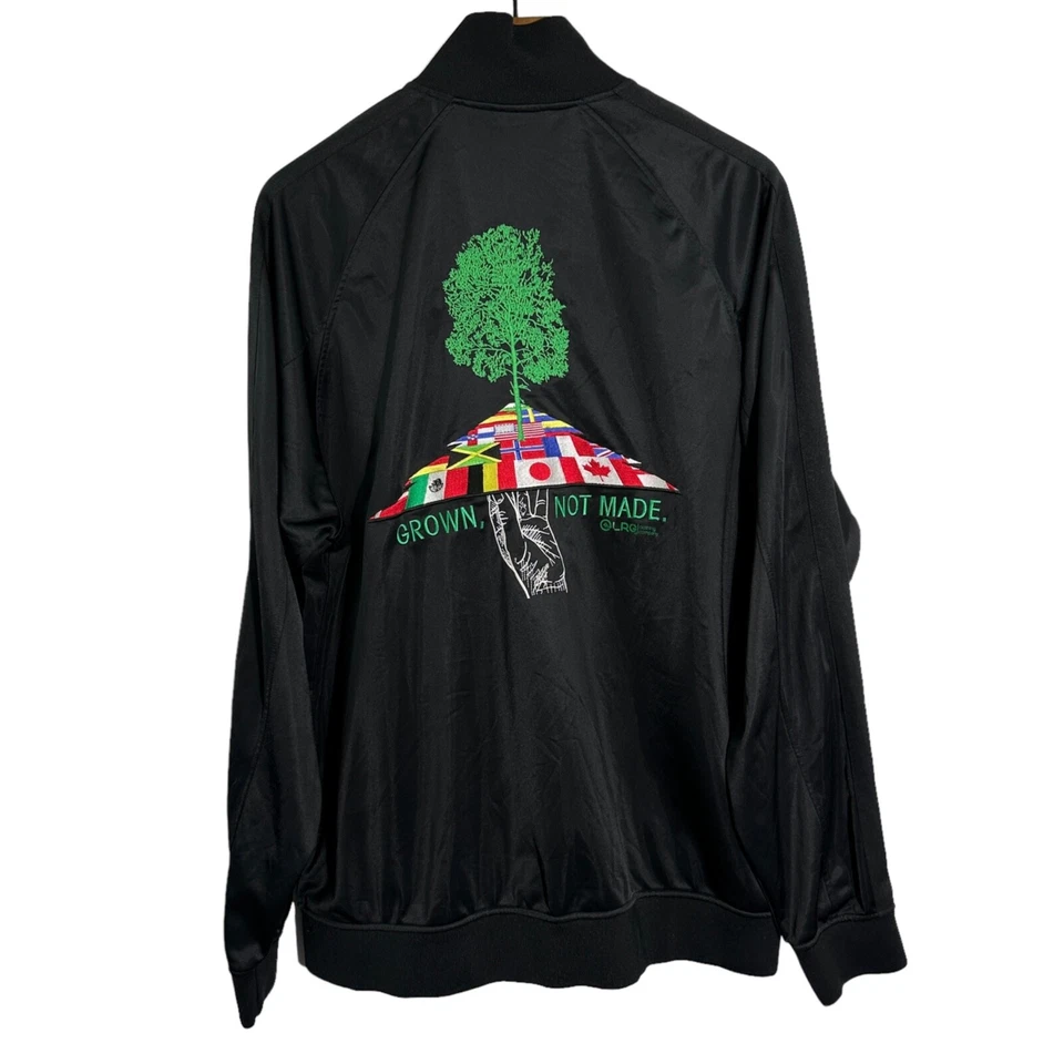 LRG Lifted Research Group RARE Grown Not Made Warm Up Track Jacket Full Zip 4XL - Image 1 of 4