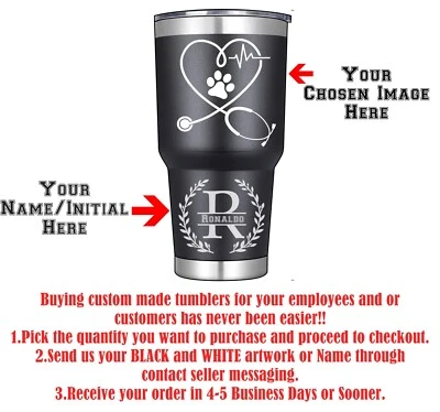 Veterinary Technician Gift Personalized for Men Women Appreciation Week Engraved - Image 1 of 4