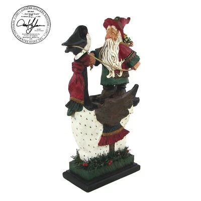 David Frykman JUST HEAD SOUTH 16" Figurine DF2015 Santa Goose Limited Ed 1997 - Image 1 of 4