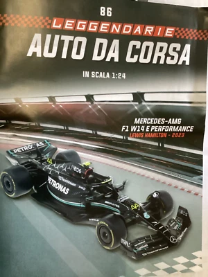 F1, Mercedes AMG F1 W14 E Performance 2023 Lewis Hamilton Die-Cast Nuevo Foto 1 de 4