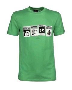 Camiseta gráfica PS Paul Smith para hombre Silm Fit 'Futurismo', verde, precio de venta sugerido por el fabricante 65 GBP - Imagen 1 de 1