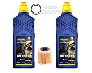 KAWASAKI KXF250 2018 PUTOLINE OIL SERVICE KIT HI FLO HF207 OIL FILTER & SEALS - Picture 1 of 5