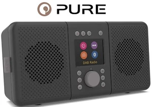 Pure Elan Connect+ Stereo Internet radio with DAB+ and Bluetooth, Charcoal Black - Picture 1 of 5