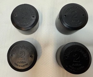 AMF HEAVY HANDS 2LB. VINTAGE HAND WEIGHTS SCREW ON ENDS Made In AUSTRIA - Picture 1 of 3