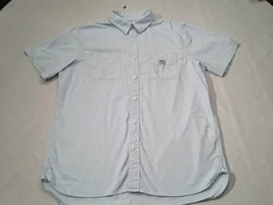 Denim & Supply Ralph Lauren Regular Fit Men Cotton Light Blue Shirt LARGE - Picture 1 of 14