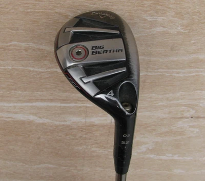 CALLAWAY BIG BERTHA OS 4 HYBRID 22 LOFT REGULAR FLEX GRAPHITE SHAFT GOLF CLUB - Image 1 of 4