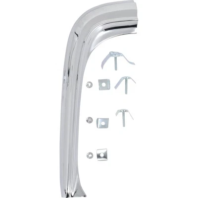 GMC Pickup Jimmy Suburban 1969-72; moldura de guardabarros delantero; con herrajes; derecha Foto 1 de 4