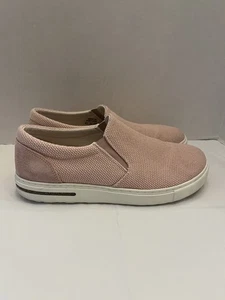 Sneakers Birkenstock Oswego slip on tela testurizzata rosa chiaro donna taglia 42 - Foto 1 di 9