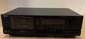 Victor TD-V721 Stereo Cassette Deck schwarz Vintage 1988 gebraucht aus Japan - Bild 1 von 14