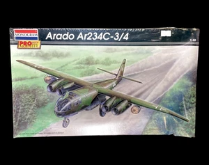 Original 2002 Monogram 85-5979 Arado Ar234C-3/4 Plane 1/48 Scale Model Kit, New - Picture 1 of 4