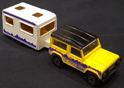 Matchbox Land Rover y Caravan 2000 vintage con puerta abierta años 70-80 Foto 1 de 4